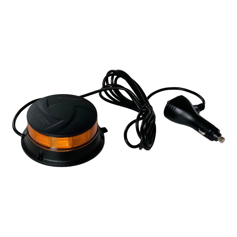 MelTruck Orange LED beacon warning light magnet 12 V 24