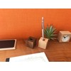 KATOMOKU Building Blocks Pen Holder Wood Brown Ploom TECH Stand