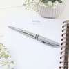 ANGEL & DOVE 'Memories Last Forever' Silver Chrome Pen -
