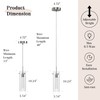 Esfos 1 Pack Pendant Ceiling Light Fixture, Pendant Lights for