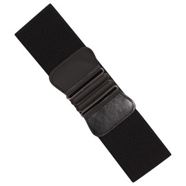 Ro Rox Tara Vintage Wide Elastic 50s Retro Nurse Belt, black