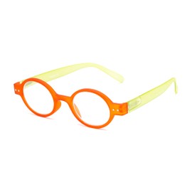 Readers.com Reading Glasses: The Flamingo, Acetate round Style for Men and Women