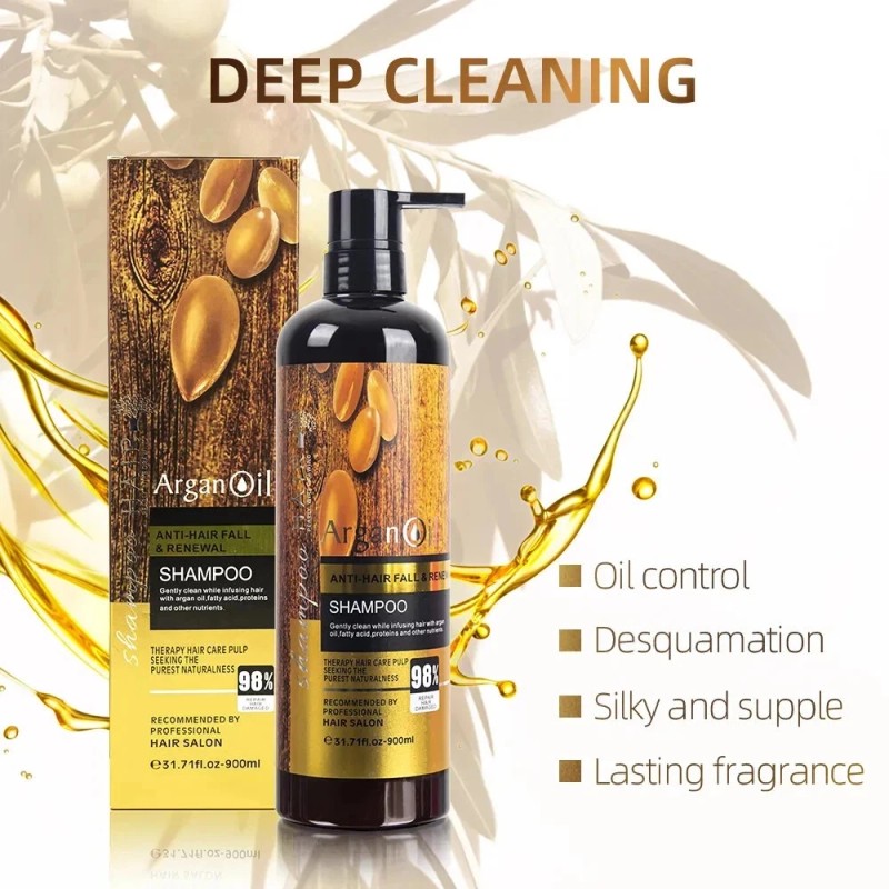 KERATIN ELY Argan Oil Hair Conditioner 900ml Anti‑Fall Repair &