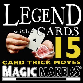 Magic Makers Legend with Cards Instructional Card Magic Tricks with Magician Kris Nevling 15 Card Trick Moves - DVD and Digital Access for Download