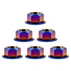 Ruifu 6pcs Titanium Alloy M10 x 1.0 1.25 1.5mm Hex