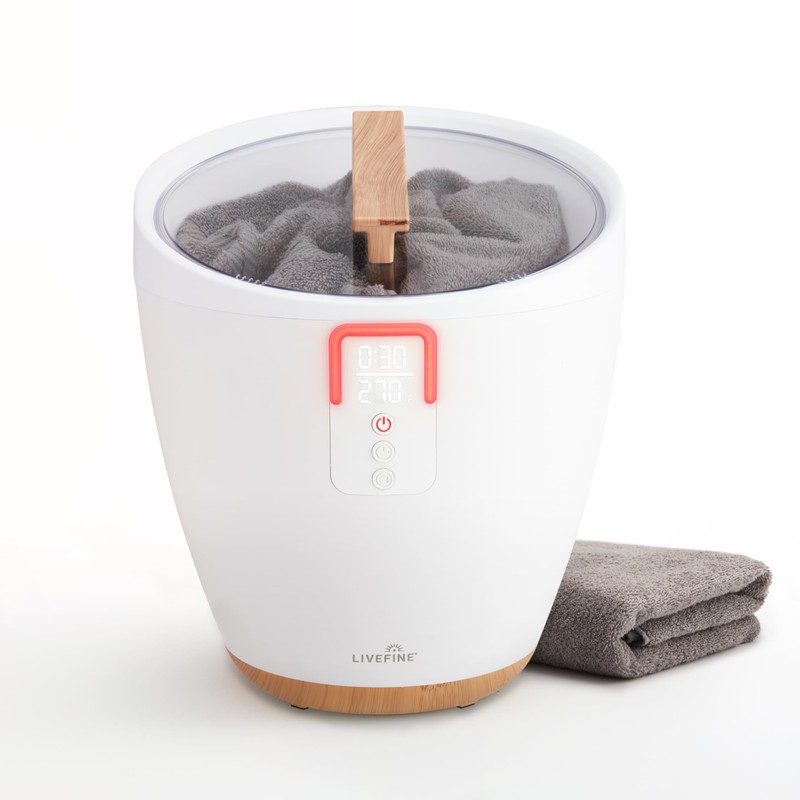 Live Fine Towel Warmer | Bucket Style Luxury Heater with