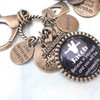 Gymnastics Believe In Yourself, Custom Name Keychain, Backpack Clip or