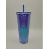 Starbucks Studded Blue Ombre 24oz Plastic Cold Cup 2021