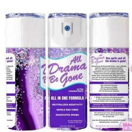 Handmade All Drama Be Gone Funny Sarcastic  20oz Tumbler Insulated Travel Mug