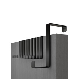 Menz Over Door Hanger â Set of 10, Black - Door Hooks 3.6 cm (1.4") and 4.6 cm (1.8"), Coat Hooks for Door, Over Door Hook for Hanging Clothes