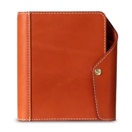HUKURO Personal Notebook, Mini 6 Hole Size, Tochigi Leather, B7, Mini Size, 6 Holes, Ring, 0.8 inches (20 mm), Notebook Cover, Notepad, Schedule Book, Genuine Leather, Men's, Women's, Made in Japan,