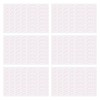 420 Pieces Lash Mapping Stickers, Lash Extensions Five-Point Positioning Stickers,