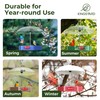 Kingsyard Large Platform Bird Feeder Outdoor Hanging, Adjustable Dome Squirrel
