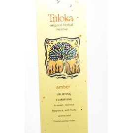 TRILOKA Incense Amber, 10 CT