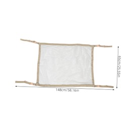 PACKOVE Car Storage Net Ceiling Fishing Rod Holder Cargo Net for Large Capacity Car Organizer