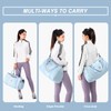 Weekender - Bolsas de lona para mujer, Azul