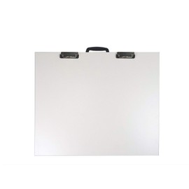 Martin Universal Design 23" x 31" Portable Art/Drawing Studio with Feet and Clips, White Melamine, 1 Each (U-SS2331B)