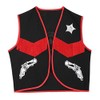 Cowboy Vest Children's Costume Size 116, black