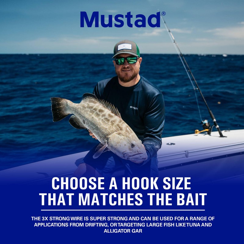Mustad Ringed Demon Offset Circle 4X Strong - Designed to