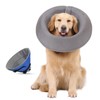 HAPPY HACHI Soft Dog Cone Collar, Adjustable Dog Recovery Cone