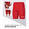 Jako Basic 2.0 Unisex Shorts, red, l