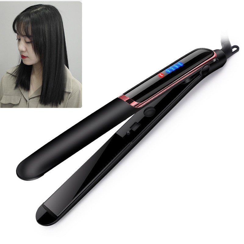 2 in 1 Hair Straightener Curler 4 Gear Temperature Fast