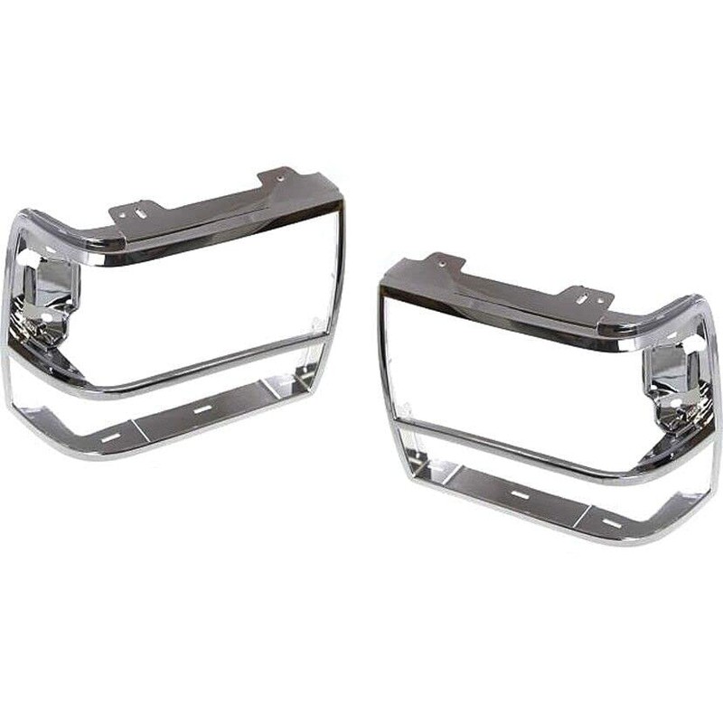 US AUTO PARTS PLUS New Front Headlight Bezels Chrome Right