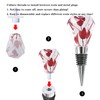 JIOFAVIU 15 Pcs Resin Wine Bottle Stoppers Molds Set, Wine