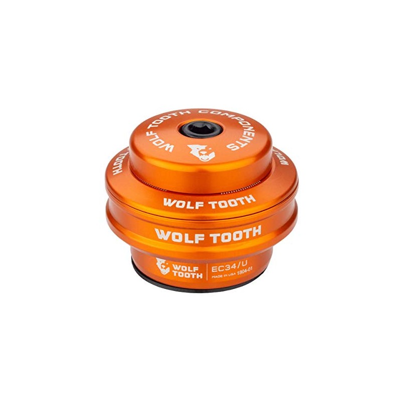 Wolf Tooth Performance EC34/28.6 Upper Headset 16mm Stack Orange |