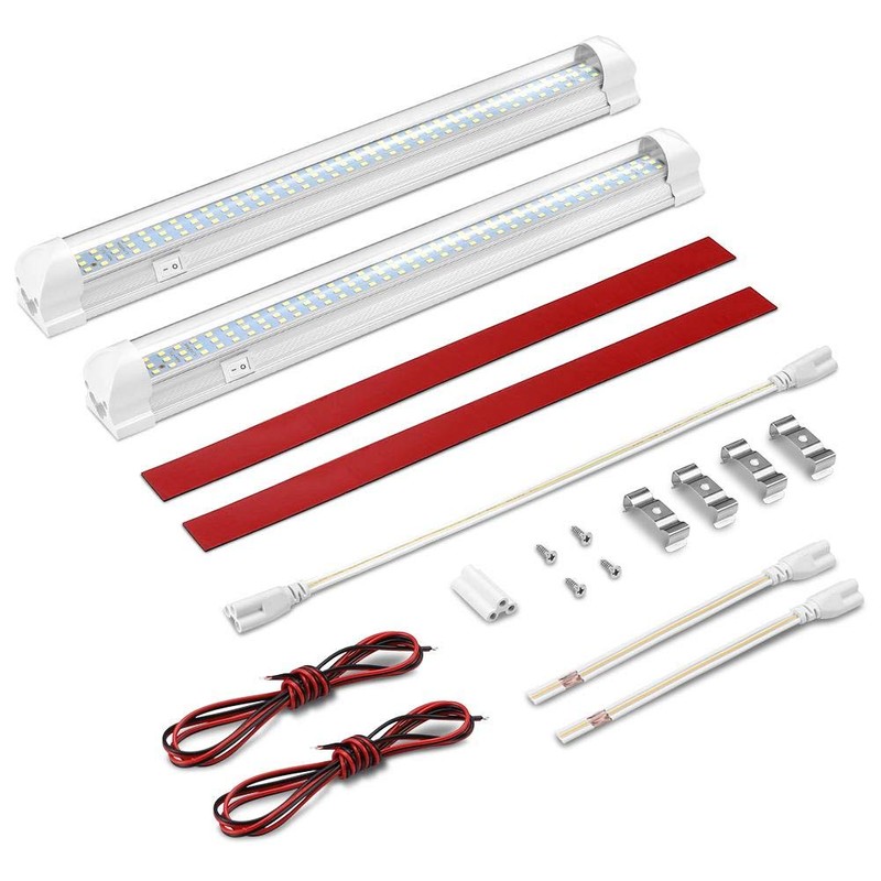 Suuonee Luces interiores del coche, 2 piezas 6000K 12V 2500LM