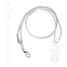 Hearing Aid Clip for Loss Prevention, Hearing Aid Anti-Lost Rope, Sound Amplifier Lanyard, Hearing Aid Lanyard, Anti-Lost Rope with Safety Clip for Seniors, Adults, Children