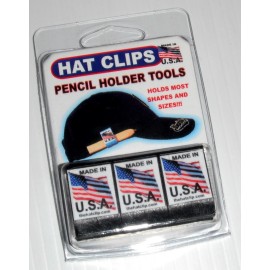 PENCIL HOLDER CLIP TOOLS for hat to mark upholstery holds most pens or markers