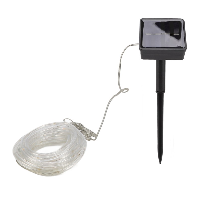 Solar Rope String Lights Waterproof Low Voltage LED Light Beads
