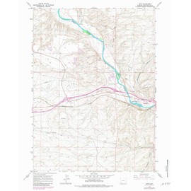 YellowMaps Peru WY topo map, 1:24000 Scale, 7.5 X 7.5 Minute, Historical, 1961, Updated 1981, 26.8 x 21.4 in - Tyvek