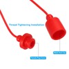 PATIKIL ISO-A 3/8 Hydraulic Coupler Male Dust Cap and Female