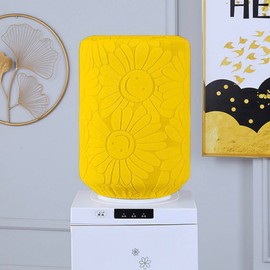 5 Gallon Water Bottle Cover, Sunflower Water Dispenser Barrel Dust Cover, High Stretchy Water Bucket Protector Covers, Reusable Water Jug Cover Suit for Home, Hotel and Restrant