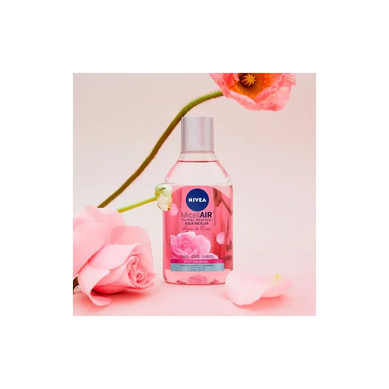 Agua Micelar Desmaquillante Nivea Agua De Rosas 400ml