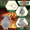 Sratte 4 Pcs Plastic Hand Grenades with Realistic Sound Effects