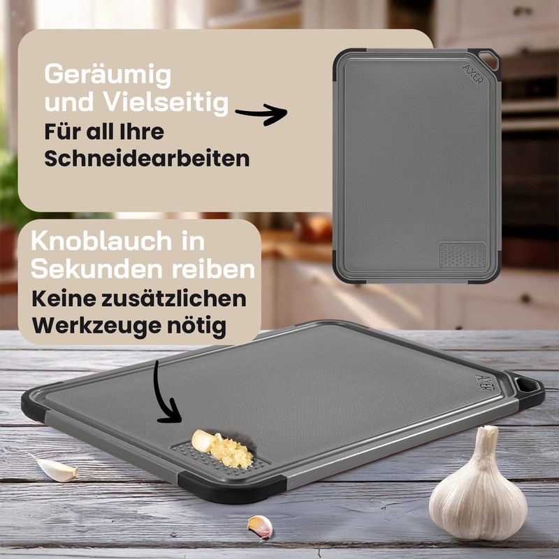 Axer Chopping Board Plastic BPA Free – Universal Size 35