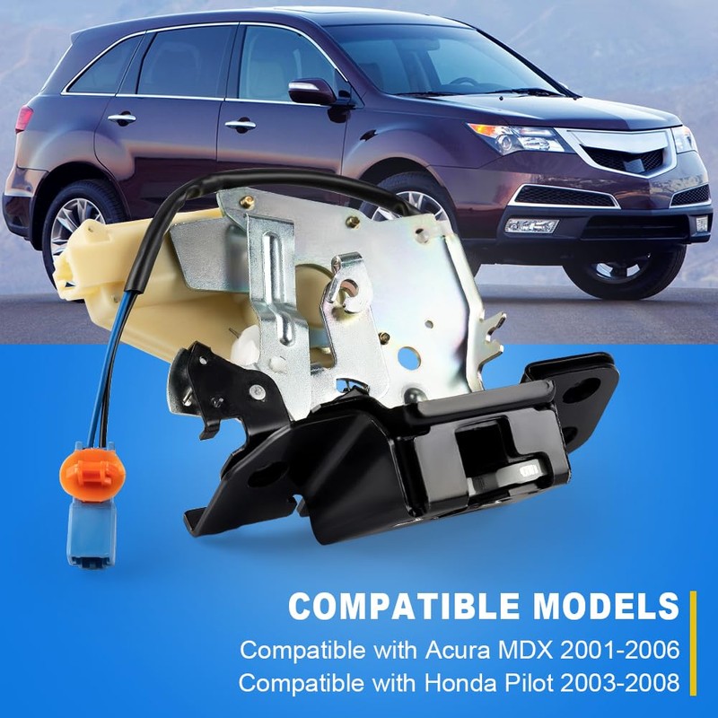 WMPHE Rear Tailgate Lock Latch Actuator Assembly Compatible with 2003-2008