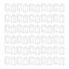 PATIKIL 5mm Clear Light-Emitting Diode Holder Clip, 60 Pack LED