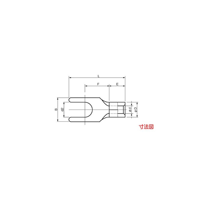 Nichifu Terminal Industry Terminal 1.25Y-3N 100-piece pack