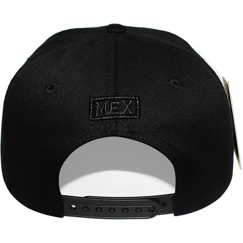 4350 District Men's Adjustable Cotton Snapback Cap (N21MEX94MG BLKBLK B2206)