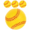 Outanaya 4pcs Sponge Baseball Foam Squeeze Ball Sports Training Ball