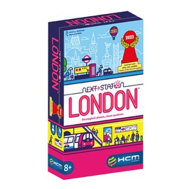 HCM Kinzel - Next Station London | Nominated Game of the Year 2023 | Flip & Write Game - Plan the Optimal Metro Lines of London with Skill and Strategy | German | 55198