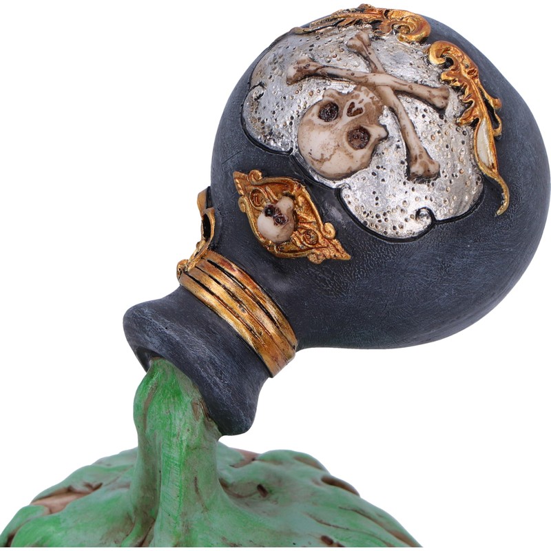 Nemesis Now Fatal Elixir Skull Potion Bottle 19.5cm, Resin, Cast