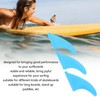 3Pcs Surfboard Fins PVC Thruster Fins Surfing Board Accessories for