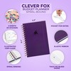 Clever Fox Budget Planner Spiral – Expense Tracker Notebook –