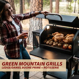 Green Mountain Grills, GMG-6038, Rotisserie Kit for Daniel Boone Prime Plus & Ledge Pellet Grills