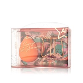 Almost Famous Makeup Blender w/ Rose Gold Stand - Primary Colour: Green / Rose Gold